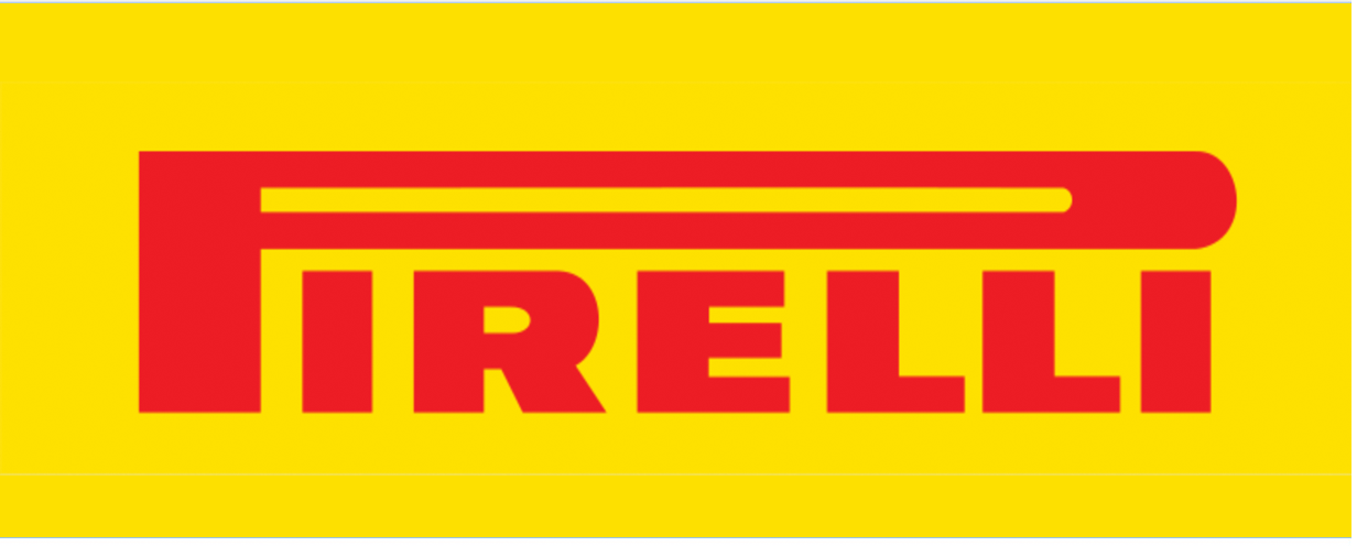 Logo der Reifenmarke Pirelli